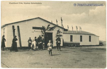 Ede, Vluchtoord. Keuken Scheldedorp ansichtkaart: Ede, Vluchtoord. Keuken Scheldedorp