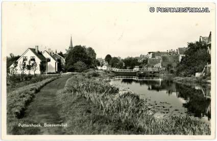 Puttershoek, Boezemvliet ansichtkaart: Puttershoek, Boezemvliet
