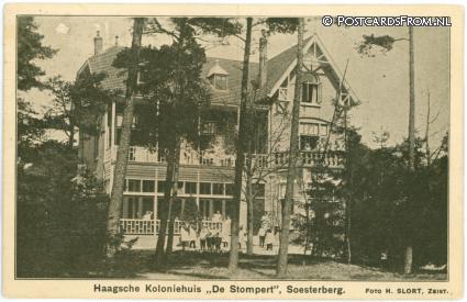 ansichtkaart: Soesterberg, Haagsche Koloniehuis 'De Stompert'