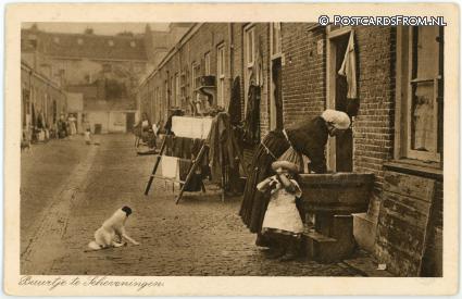 Scheveningen, Buurtje ansichtkaart: Scheveningen, Buurtje