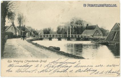 Rijpwetering, Noordeinde - Brug ansichtkaart: Rijpwetering, Noordeinde - Brug