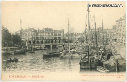 ansichtkaart: Rotterdam, Kolkkade