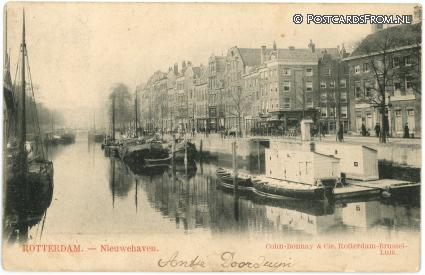 Rotterdam, Nieuwehaven ansichtkaart: Rotterdam, Nieuwehaven