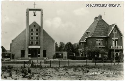 ansichtkaart: Rijnsburg, Petra-Kerk