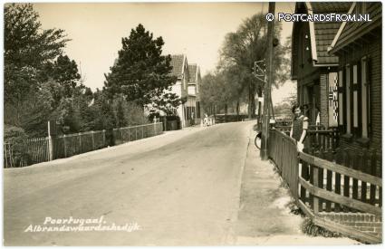 Poortugaal, Albrandswaardschedijk ansichtkaart: Poortugaal, Albrandswaardschedijk