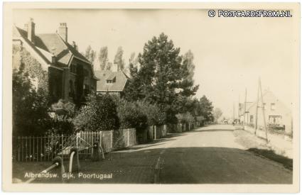 Poortugaal, Albrandw. dijk ansichtkaart: Poortugaal, Albrandw. dijk