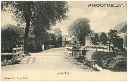 ansichtkaart: Pijnacker, --