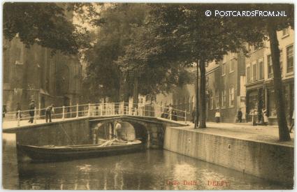 Delft, Oude Delft ansichtkaart: Delft, Oude Delft