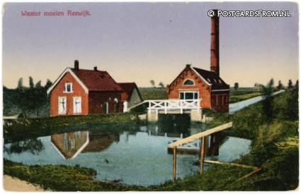 Reeuwijk, Water moelen - molen ansichtkaart: Reeuwijk, Water moelen - molen