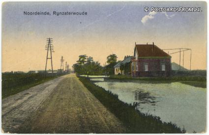 ansichtkaart: Rijnsaterwoude, Noordeinde