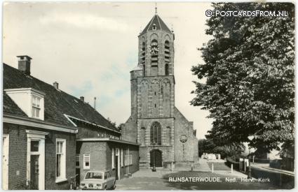 Rijnsaterwoude, Ned. Herv. Kerk ansichtkaart: Rijnsaterwoude, Ned. Herv. Kerk