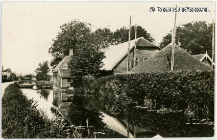 Rijnsaterwoude, ? Zuid Holl. Boerderij ansichtkaart: Rijnsaterwoude, ? Zuid Holl. Boerderij
