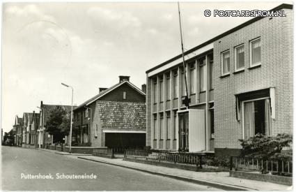 Puttershoek, Schouteneinde ansichtkaart: Puttershoek, Schouteneinde