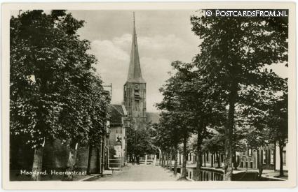 ansichtkaart: Maasland, Heerenstraat