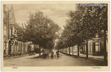ansichtkaart: Assen, Torenlaan