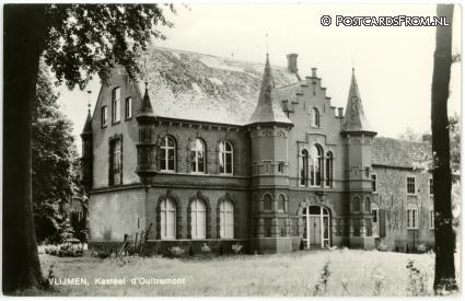 Vlijmen, Kasteel d'Ouitremont ansichtkaart: Vlijmen, Kasteel d'Ouitremont