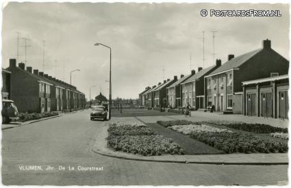 Vlijmen, Jhr. De La Courstraat ansichtkaart: Vlijmen, Jhr. De La Courstraat