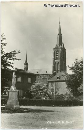 Vlijmen, R.K. Kerk ansichtkaart: Vlijmen, R.K. Kerk