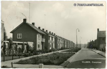 Vlijmen, Oranjelaan ansichtkaart: Vlijmen, Oranjelaan