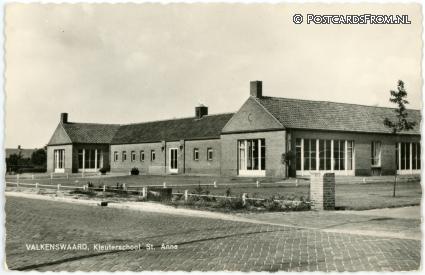Valkenswaard, Kleuterschool St. Anna ansichtkaart: Valkenswaard, Kleuterschool St. Anna