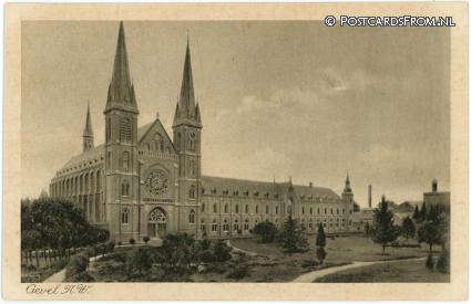 Tilburg, Trappisten Klooster. Gevel N.W. ansichtkaart: Tilburg, Trappisten Klooster. Gevel N.W.