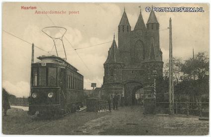 ansichtkaart: Haarlem, Amsterdamsche poort