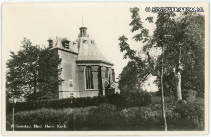 Willemstad, Ned. Herv. Kerk ansichtkaart: Willemstad, Ned. Herv. Kerk