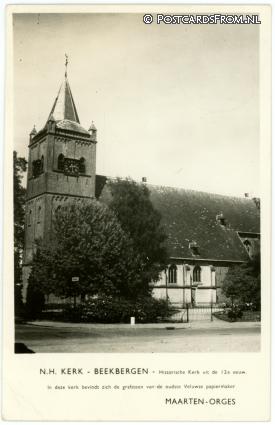 ansichtkaart: Beekbergen, Historische Kerk uit de 12e eeuw