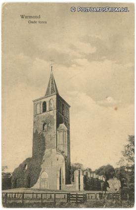 ansichtkaart: Warmond, Oude Toren