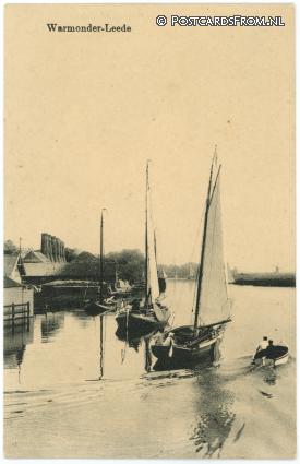 Warmond, Warmonder-Leede ansichtkaart: Warmond, Warmonder-Leede