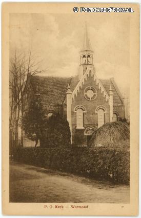 ansichtkaart: Warmond, P.G. Kerk