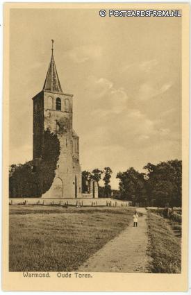 ansichtkaart: Warmond, Oude Toren