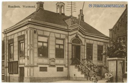 ansichtkaart: Warmond, Raadhuis