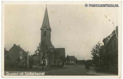 ansichtkaart: Geleen Lindenheuvel, Groeten uit