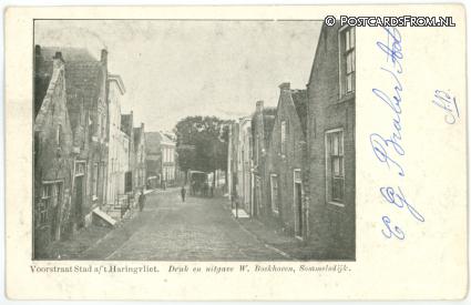 ansichtkaart: Stad aan 't Haringvliet, Voorstraat