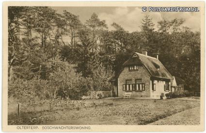 Olterterp, Boschwachterswoning ansichtkaart: Olterterp, Boschwachterswoning