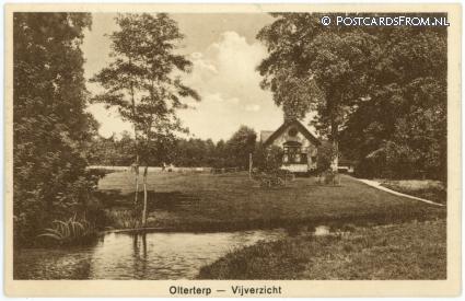 Olterterp, Vijverzicht ansichtkaart: Olterterp, Vijverzicht