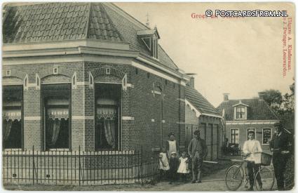 ansichtkaart: Oenkerk, Groet uit