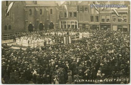 Alkmaar, Feesten 1913 ansichtkaart: Alkmaar, Feesten 1913