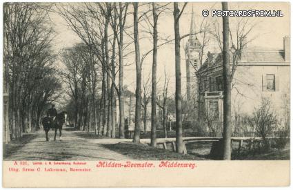 Middenbeemster, Middenweg ansichtkaart: Middenbeemster, Middenweg