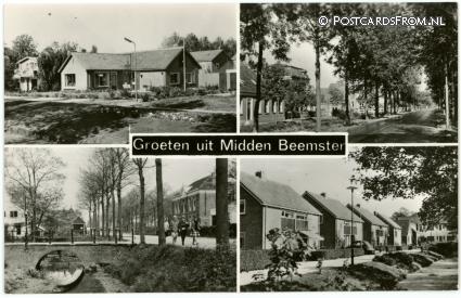 Middenbeemster, Groeten uit ansichtkaart: Middenbeemster, Groeten uit