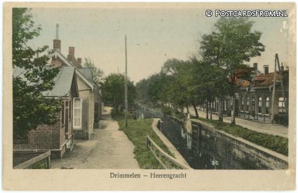 ansichtkaart: Drimmelen, Heerengracht
