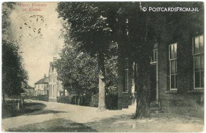 ansichtkaart: Zoelen, Herv. Pastorie
