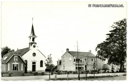 ansichtkaart: Zevenhuizen GN, Ned. Herv. Kerk
