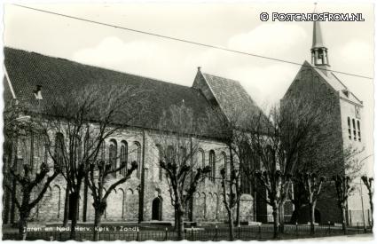 't Zandt GN, Toren en Ned. Herv. Kerk ansichtkaart: 't Zandt GN, Toren en Ned. Herv. Kerk