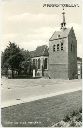 't Zandt GN, Ned. Herv. Kerk ansichtkaart: 't Zandt GN, Ned. Herv. Kerk
