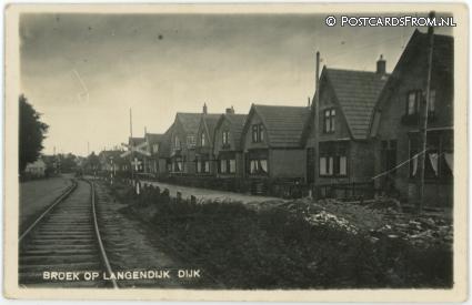 Broek op Langedijk, Dijk ansichtkaart: Broek op Langedijk, Dijk