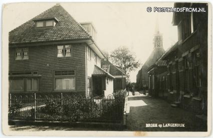 Broek op Langedijk, -- ansichtkaart: Broek op Langedijk, --