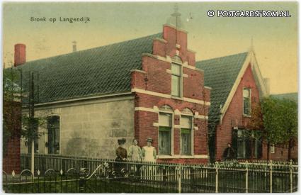 Broek op Langedijk, -- ansichtkaart: Broek op Langedijk, --