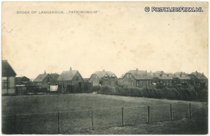 Broek op Langedijk, Patrimonium ansichtkaart: Broek op Langedijk, Patrimonium